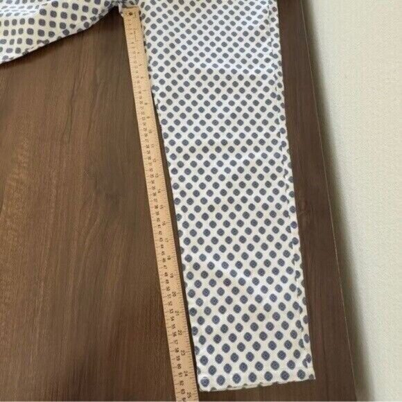 Michael Kors Selma Medallion Print Cropped Jeans Size 12 Pre-owned - Picture 15 of 16